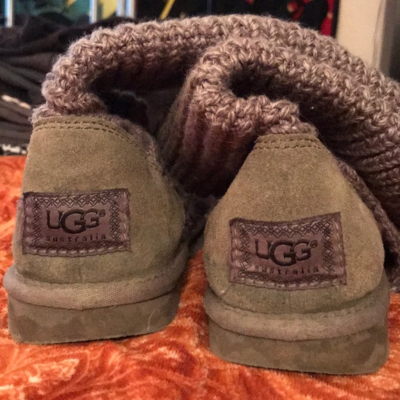 UGG knit grey boots - Picture 3 of 6